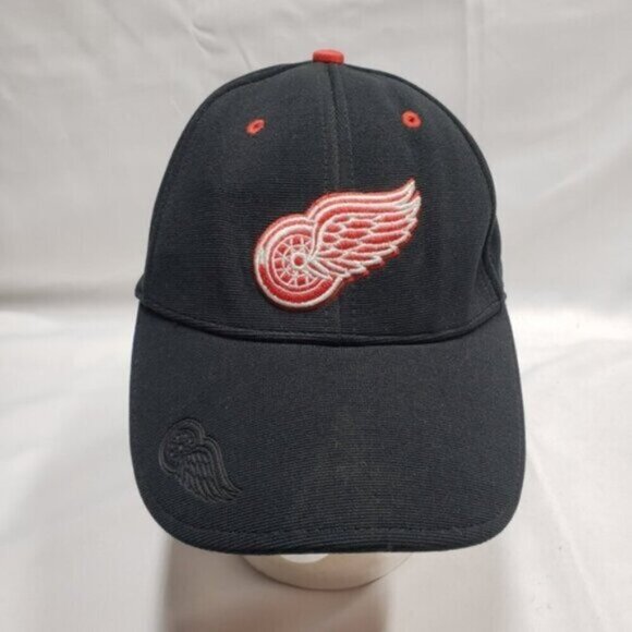 American Needle Detroit Red Wings NHL Fitted Cap Small Medium Black Red - Picture 4 of 15